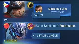 I TRY JUNGLE JS in SOLO RANK AND THIS HAPPENED.. 😂 (Crazy reactions!)