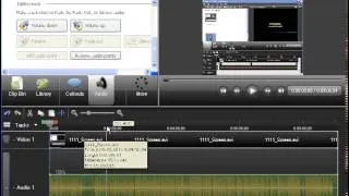 Редактируем звук программа Camtasia Studio