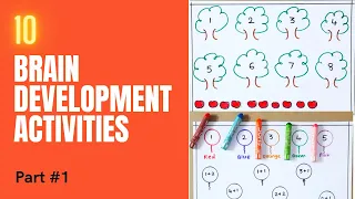 Part#1 | 10 Brain development activities for 3 to 6 years | Improve Concentration & Observation