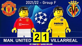 Manchester United vs Villarreal 2-1 • Champions League 21/22 • All Goals & Hіghlіghts Lego Football