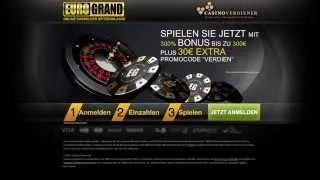 Eurogrand-Casino Bonus-Code einlösen