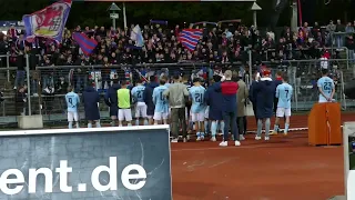 SC Fortuna Köln - Wuppertaler SV (nach dem Spiel, WSV-Block)