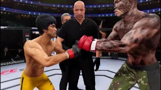Bruce Lee vs. Leopard Destroyer - EA sports UFC 4