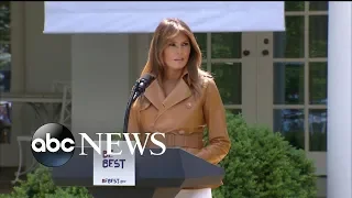 First lady Melania Trump unveils official policy platform: 'Be Best'