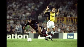 Barcelona 1-1 Arsenal CL 1999/00 FULL MATCH (Spanish commentary)