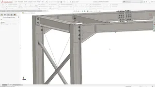 Structural Steel Design with SOLIDWORKS - SolidSteel parametric - Product Video v2.0 - English