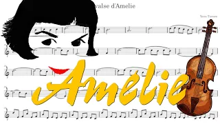 La Valse d'Amélie from AMELIE - Violin Sheet Music