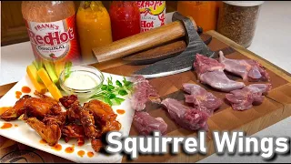 🔵 Squirrel Wings a Crowd Pleasing Recipe - Buffalo Squirrel Wings