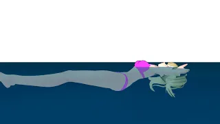 [MMD] Stella floating and relaxing in the ocean