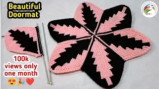 24 Fande - Star ⭐ shape Table Mate | Doormat Knitting Easy