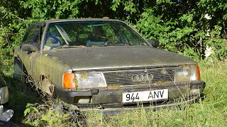 Starting 1983 Audi 100 C3 2.1 After 15 Years