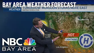 Bay Area Forecast: Thunderstorms, Heat and Fog