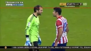 Pique Diego Costa vs Diego Lopez  Real Madrid vs ATLÉTICO DE MADRID 2013