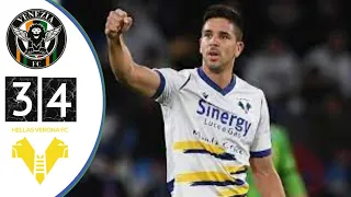 Venezia Vs Verona 3-4 Giovanni Simeone Highlights Goal Italy Serie A  2021/2022 🌝🥅⚽️