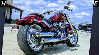 120th Harley-Davidson Anniversary Fat Boy 114 in Beautiful Heirloom Red Fade - Wow!