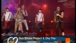 SunStroke Project & Olia Tira - Run Away  Eurovision Moldova 2010 LIVE