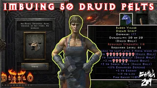 Save Your Imbue Quest For Druid Pelts! Imbuing 50 Pelts for +5 Nados! - Diablo 2 Resurrected