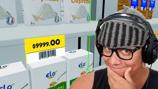 MUDEI O PREÇO DA VENDA! Supermarket Simulator EP 10