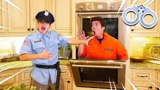 CAUGHT ESCAPING PRISON! HIDE & SEEK IN PRESTON'S HOUSE!