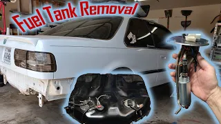 CB7 - 90-93 Accord - Fuel Tank Removal, Pump Replacement, & Making Access Panel