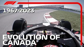 Evolution Of Canada F1 1967 - 2023