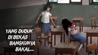 Misteri Gita - Siswi yg Menghantui Bangku Sekolah #HORORMISTERI | Kartun Hantu, Film Animasi Horror