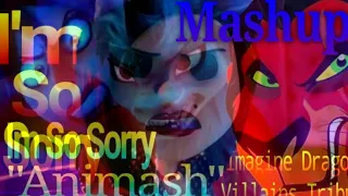 Héroes y Villans (I'm So Sorry) Vs I'm So Sorry "Imagine Dragons Villains Tribute" (Animash Mashup)