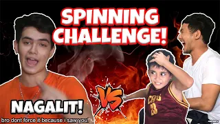 NAGALIT SYA SA SPINNING CHALLENGE 😡 LAUGH-TRIP SOYBOYS