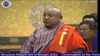 The 10th Sitting of the 8th Session, Third Parliament(22.11.2022)