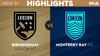 10.8.2023 | Birmingham Legion FC vs. Monterey Bay F.C. - Game Highlights