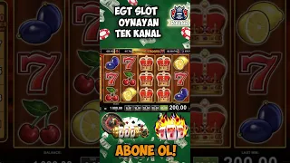 #EGT REKOR KAZANÇ | ⭐7 LERDEN ÇOK İYİ BAĞLAMA ⭐ | #egtslot #casino #rekorkazanç #slot