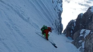 Canalone Oppel, con gli sci sulle orme del bivacco Piero Cosi