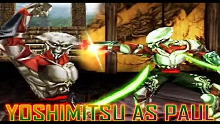 [TAS] Yoshimitsu With Paul's Moves Gameplay - Tekken 3 (Arcade Version) (Requested)