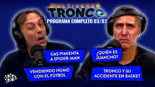 Programa nefasto, mucho humo y gas pimienta en el Trencito de la Alegría | Multiverso Tronco - 03/02