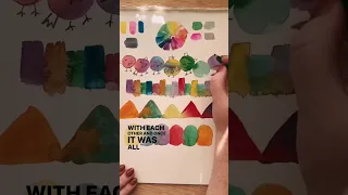 Teaching simple watercolor techniques day 2! These are great ideas for everyone, not just kids