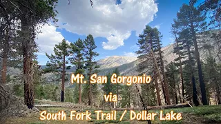 Mt. San Gorgonio via South Fork Trail and Dollar Lake     4K