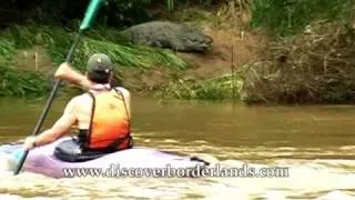 Kayak meets crocodiles Borderlands Sri Lanka