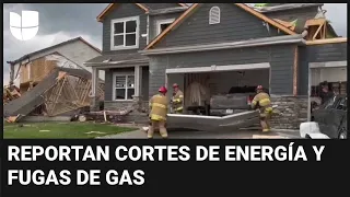 Fuertes tornados azotan Nebraska: hay casas destruidas y árboles caídos, entre otros daños