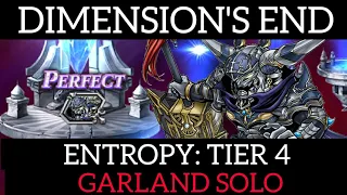 DFFOO [GL]: Dimension's End: Entropy, Tier 4 - Garland Solo (Klay)