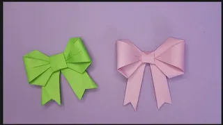 Do you know how to make a paper bow?