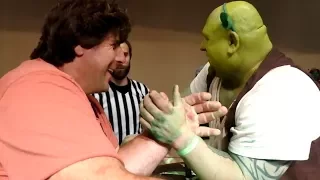 [NBK] | Shrek vs Wreck it Ralph | ARMWRESTLING BATTLE