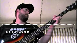 The Clash - Tommy Gun (Bass Lesson wTab)