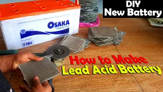 How to make New Lead Acid Battery at home, 220Ah Lead Acid Battery, Lead Acid Battery Construction