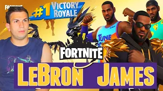 FORTNITE X LEBRON JAMES -  VITTORIA REALE CON IL KING! - SE I VIDEOGIOCHI PARLASSERO - Ale Vanoni