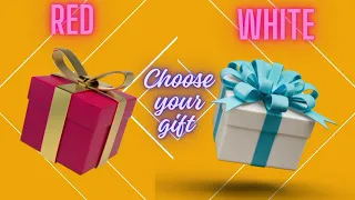 Choose your gift #chooseyourgift #gift #pickonechallenge #chooseone #giftbox #wouldyourather