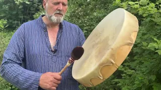 18" Deerskin Shamanic drum sound demo