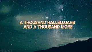 A Thousand Hallelujahs (Lyrics) - Song by Brooke Fraser