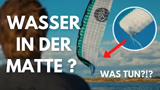 KITESURFEN: WASSER IN DER MATTE - Was tun?!?