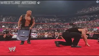 The Rock Destroys Goldberg