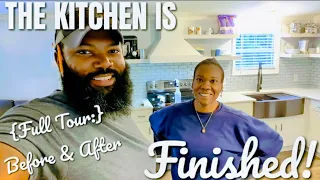 THE KITCHEN RENOVATION IS FINISHED!!! | Completely Renovating Our Mobile Home {DEBT FREE}